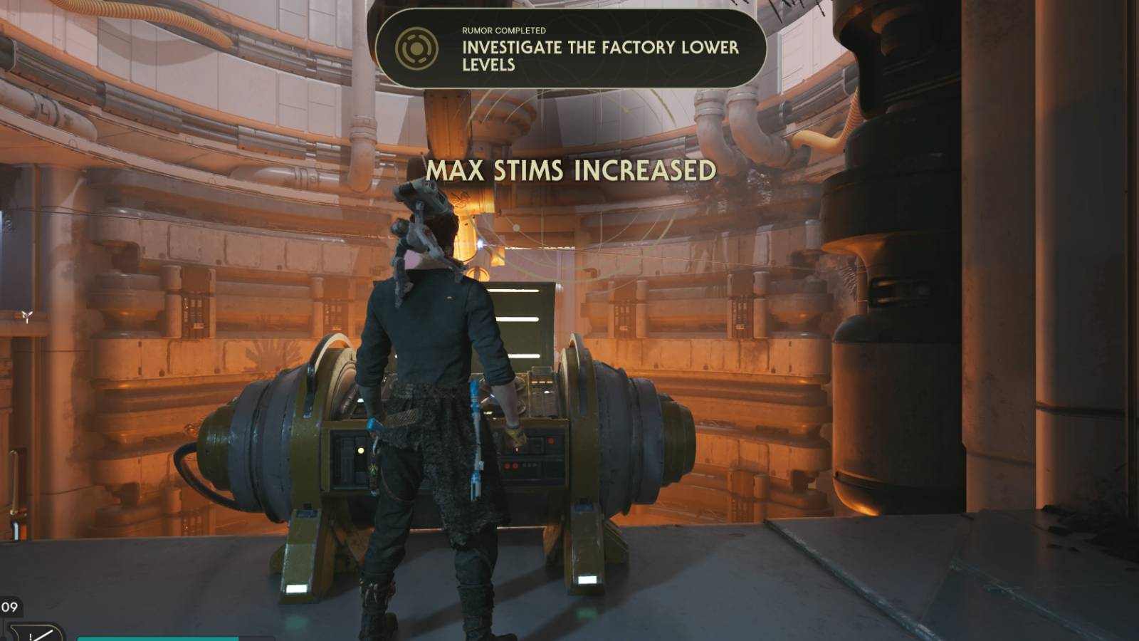 Cal finds a Stim chest in Star Wars Jedi: Survivor