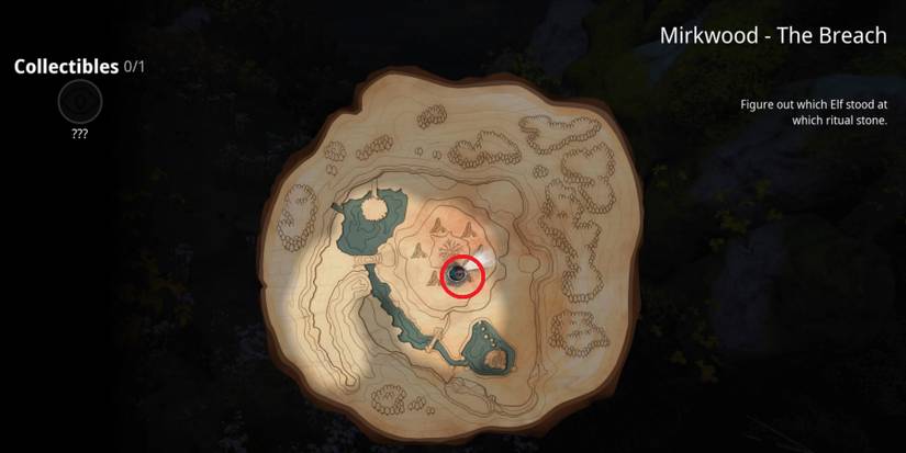 The Mirkwood Breach map in The Lord of the Rings: Gollum