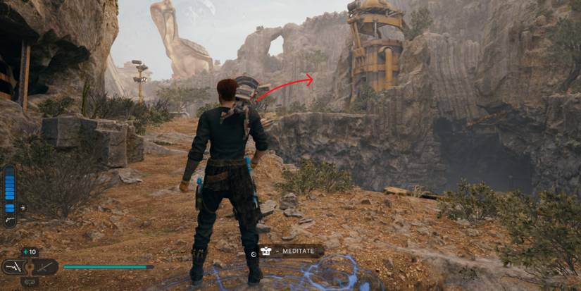 Cal faces the Derelict Dam in Star Wars Jedi: Survivor