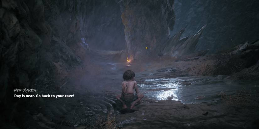 Gollum explores the Shadow Mountains in The Lord of the Rings: Gollum