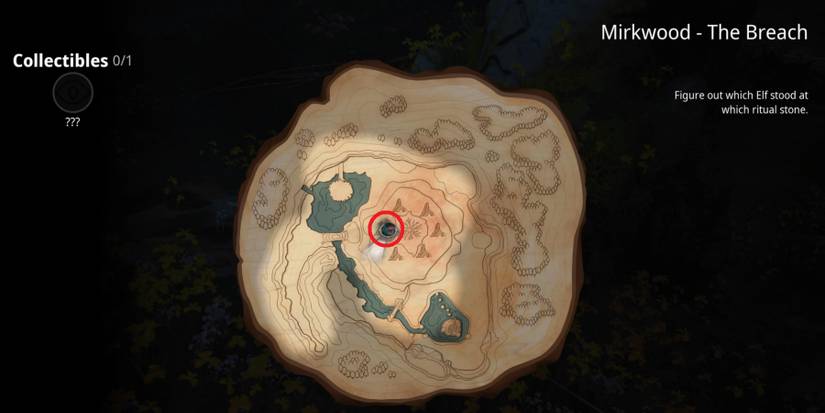 The Mirkwood Breach map in The Lord of the Rings: Gollum