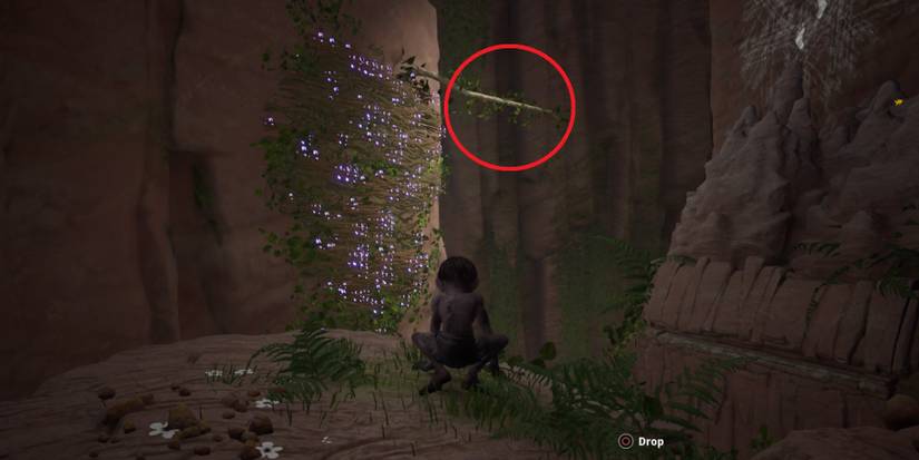 Gollum faces a swinging pole in The Lord of the Rings: Gollum