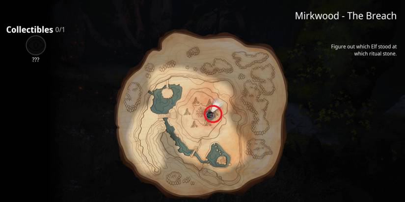 The Mirkwood Breach map in The Lord of the Rings: Gollum