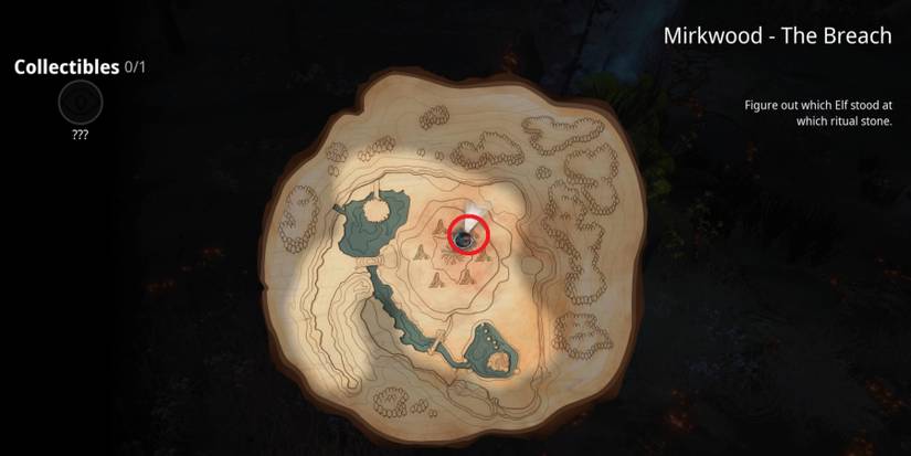 The Mirkwood Breach map in The Lord of the Rings: Gollum