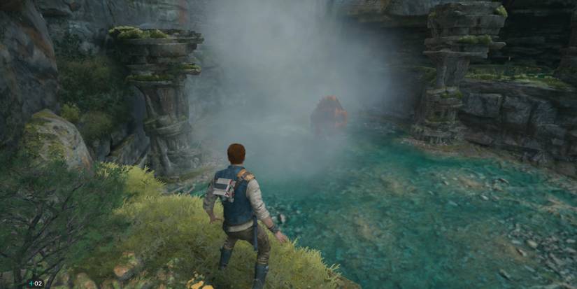 Cal faces a Bilemaw in Star Wars Jedi: Survivor