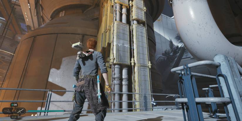 Cal faces a grate in Star Wars Jedi: Survivor