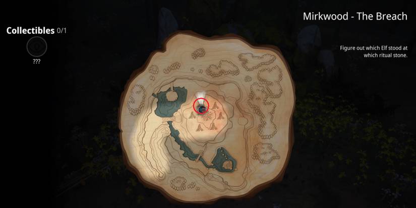 The Mirkwood Breach map in The Lord of the Rings: Gollum