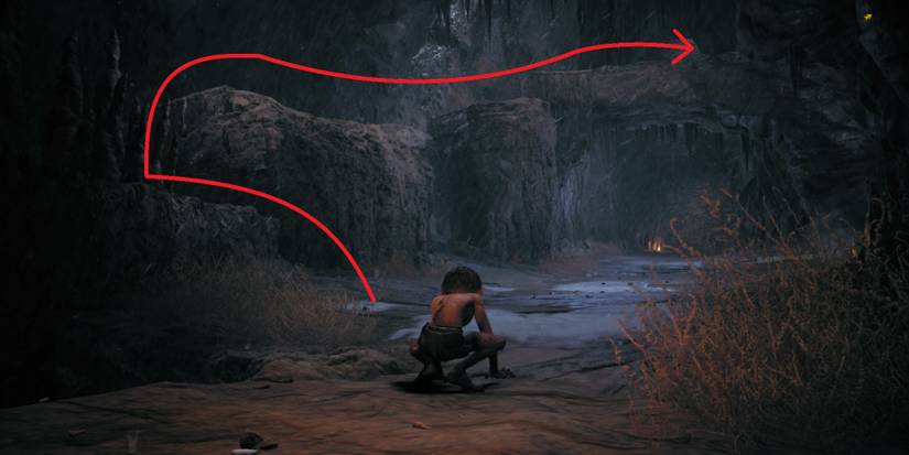 Gollum explores the Shadow Mountains in The Lord of the Rings: Gollum