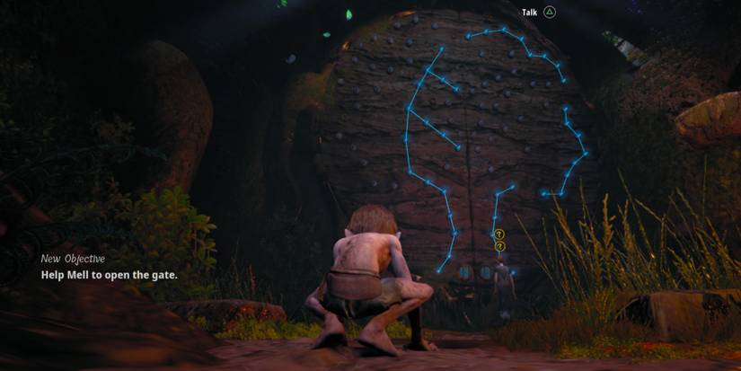 Gollum faces the Haze Gate in The Lord of the Rings: Gollum