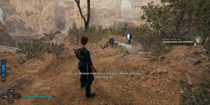 Cal finds the Abandoned Encampment in Star Wars Jedi: Survivor