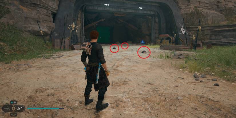 Cal finds a group of Roller Mines in Star Wars Jedi: Survivor