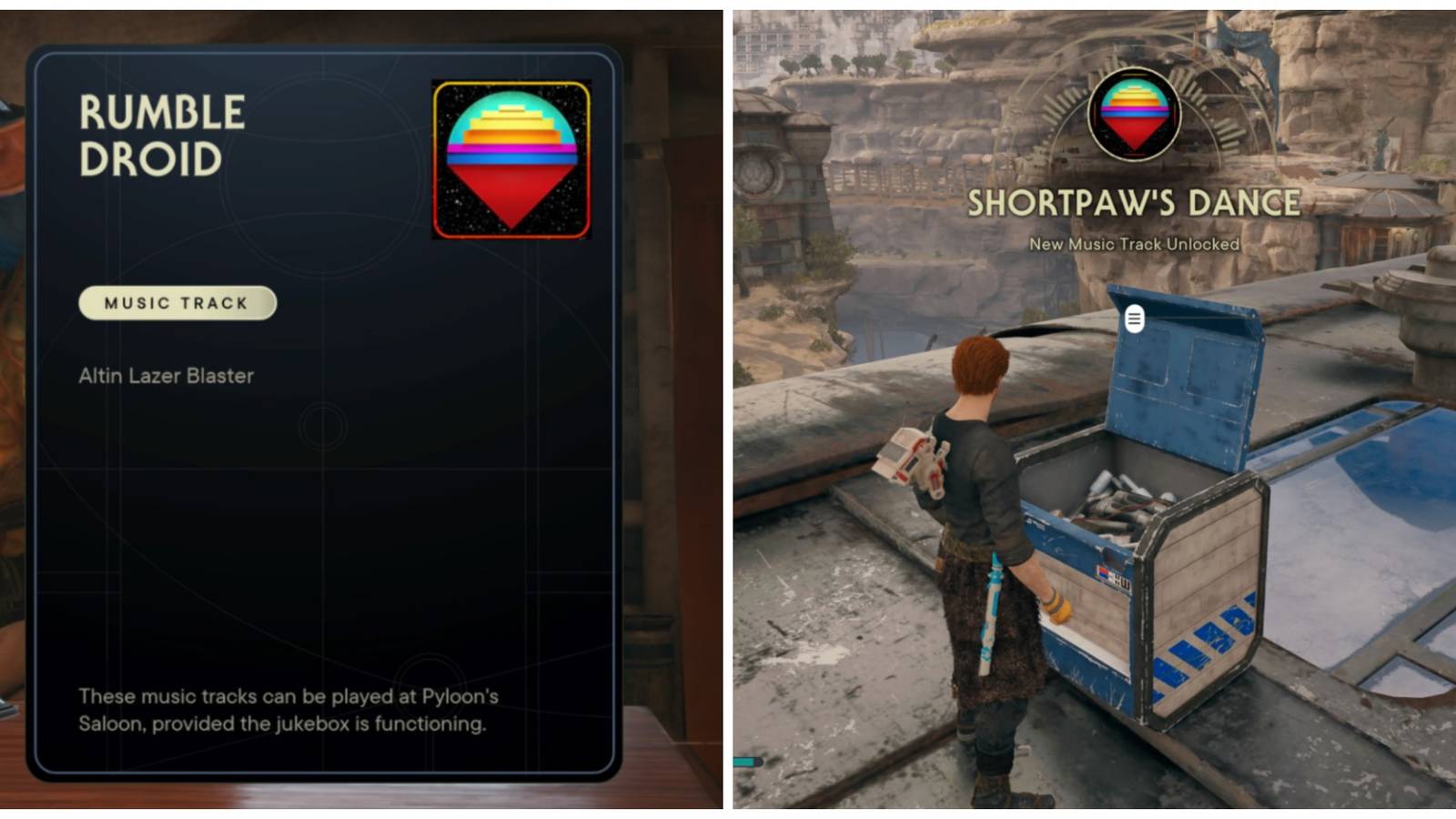 Cal finds Music Tracks in Star Wars Jedi: Survivor