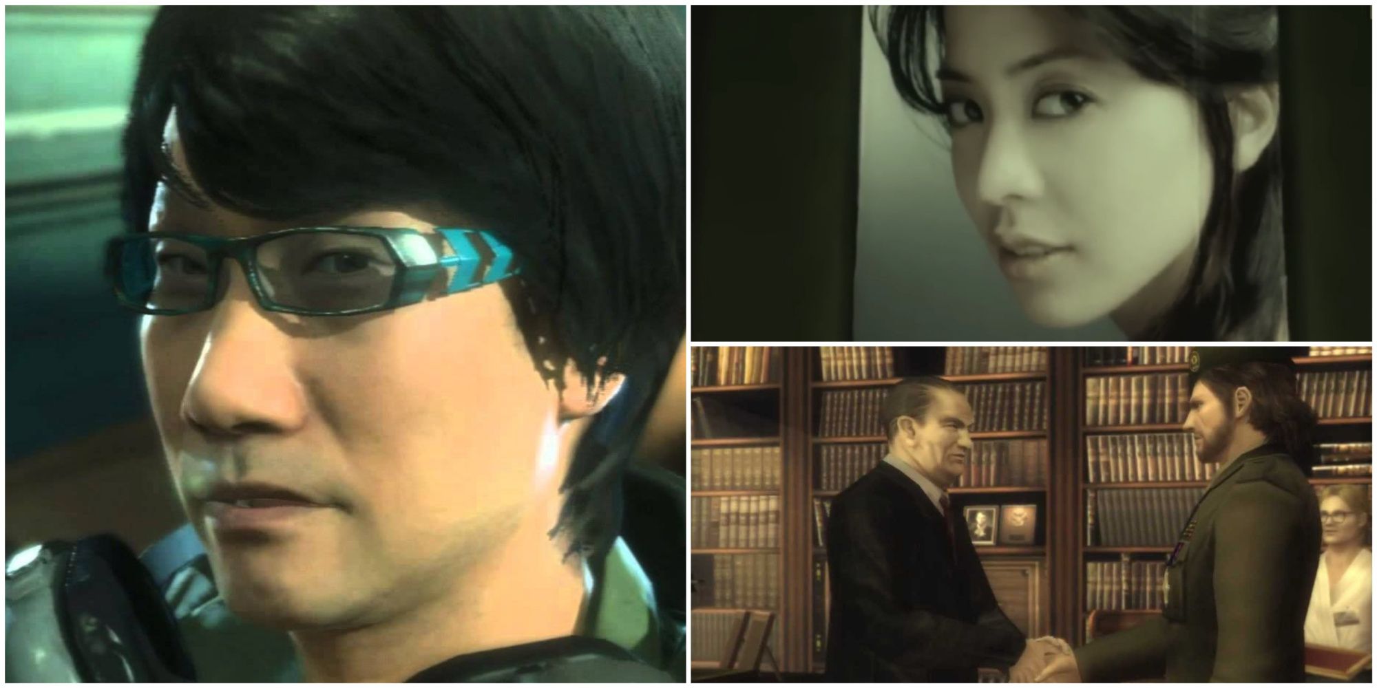 Metal Gear Real People- Hideo Kojima Yumi Kikuchi LBJ