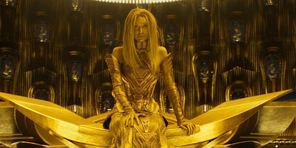 ayesha in guardians of the galaxy vol. 2 post-credits scene
