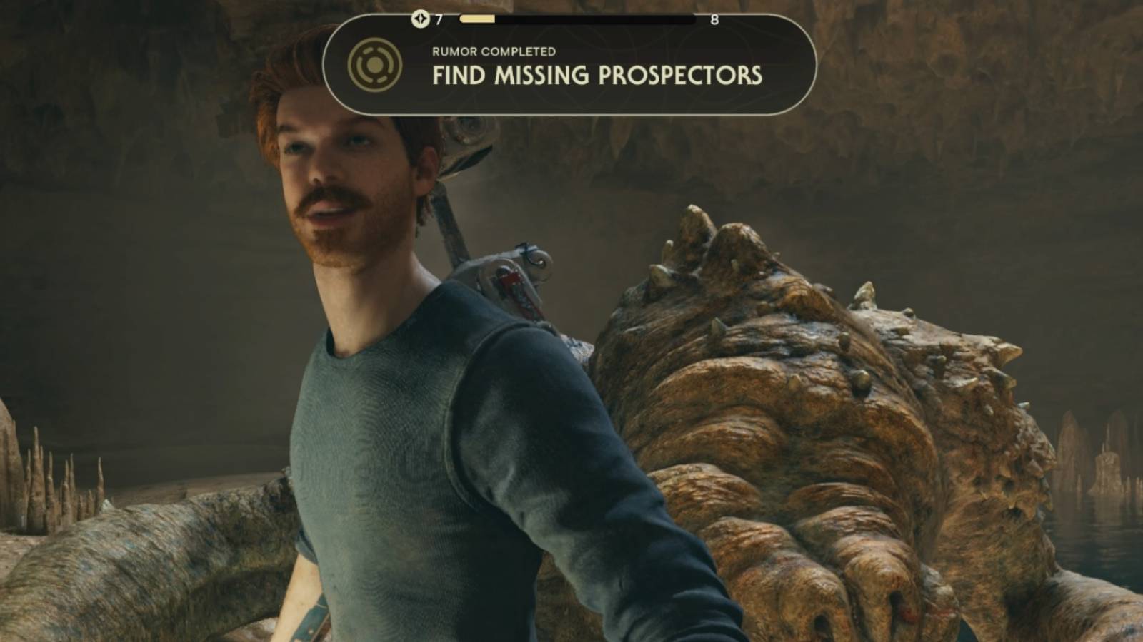 Cal finds the Missing Prospectors in Star Wars Jedi: Survivor