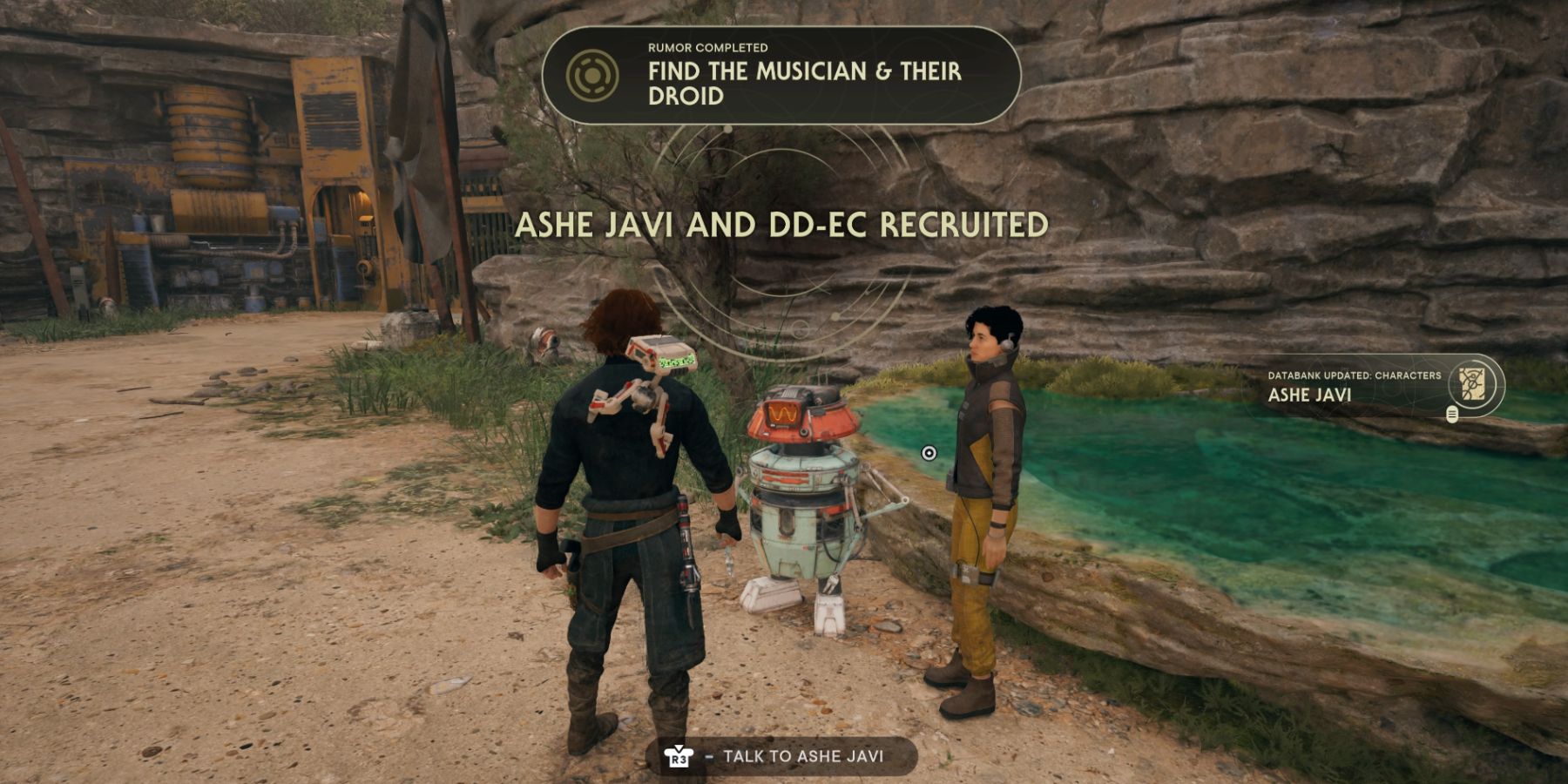 Completing the Find the Musician and their Droid Rumor in Star Wars Jedi: Survivor