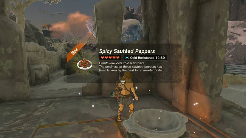 spicy sauteed peppers zelda tears of the kingdom