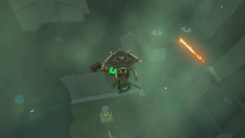 Zelda Tears of the Kingdom Gemimik Shrine Fan Gust Paraglider
