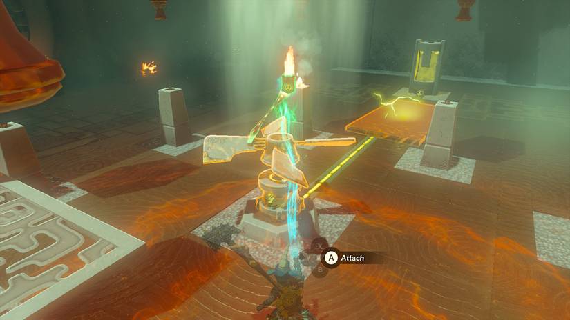 Zelda Tears of the Kingdom Gemimik Shrine Walkthrough Flame Emitter Ultrahand