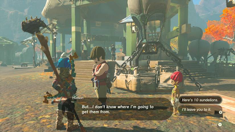 Zelda Tears of the Kingdom Mattison Quest Sundelion Hot Air Balloon