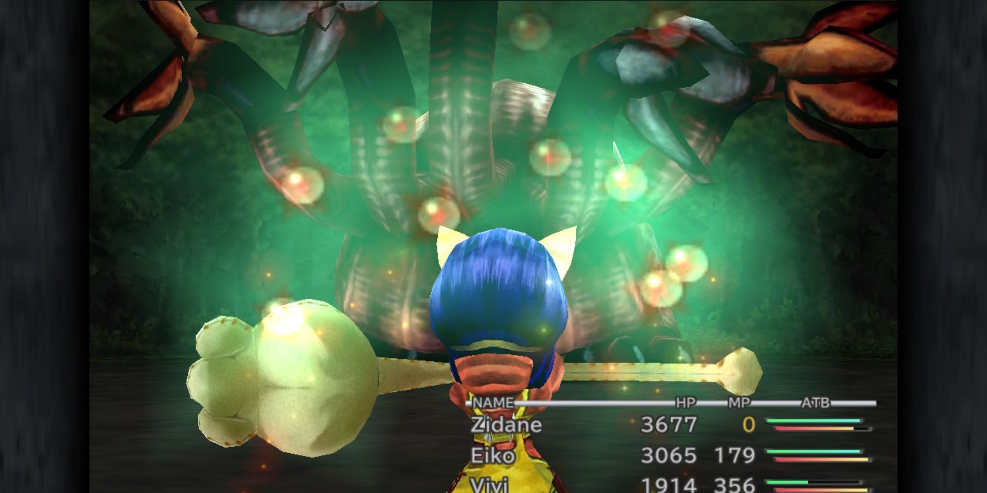 Eiko summoning her Eidolon, Fenrir, FF9