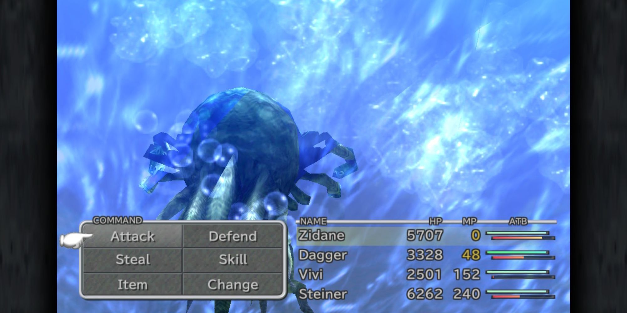 Leviathan's attack, Tsunami, in Final Fantasy 9