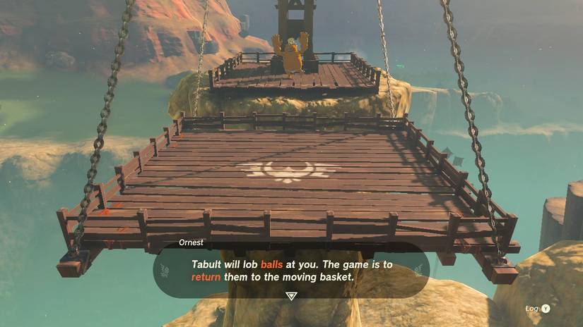 Zelda Tears of the Kingdom Rito Training Minigame Walkthrough Tabult Goron Return Moving Basket