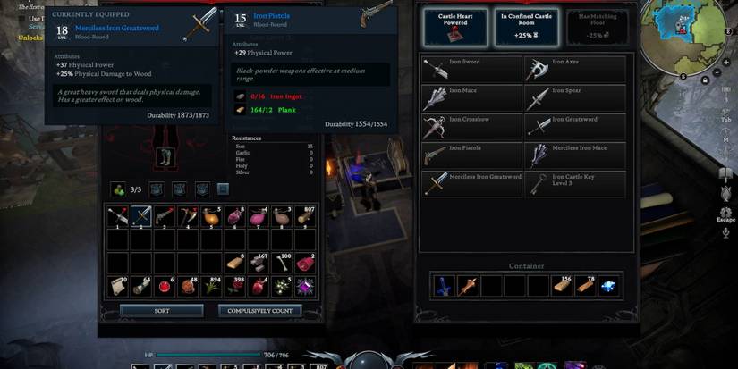 V Rising: Secrets of Gloomrot - How to Craft Dual Pistols