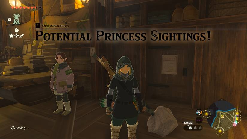 Zelda Tears of the Kingdom Serenade to a Great Fairy Walkthrough Woodland Stable Potential Princess Sightings Hebra Lucky Clover Gazette