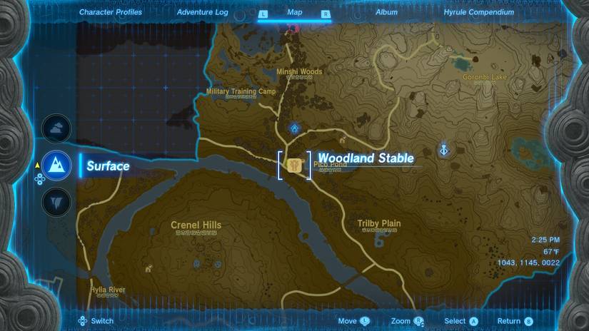 Zelda Tears of the Kingdom Serenade to a Great Fairy Walkthrough Woodland Stable Location