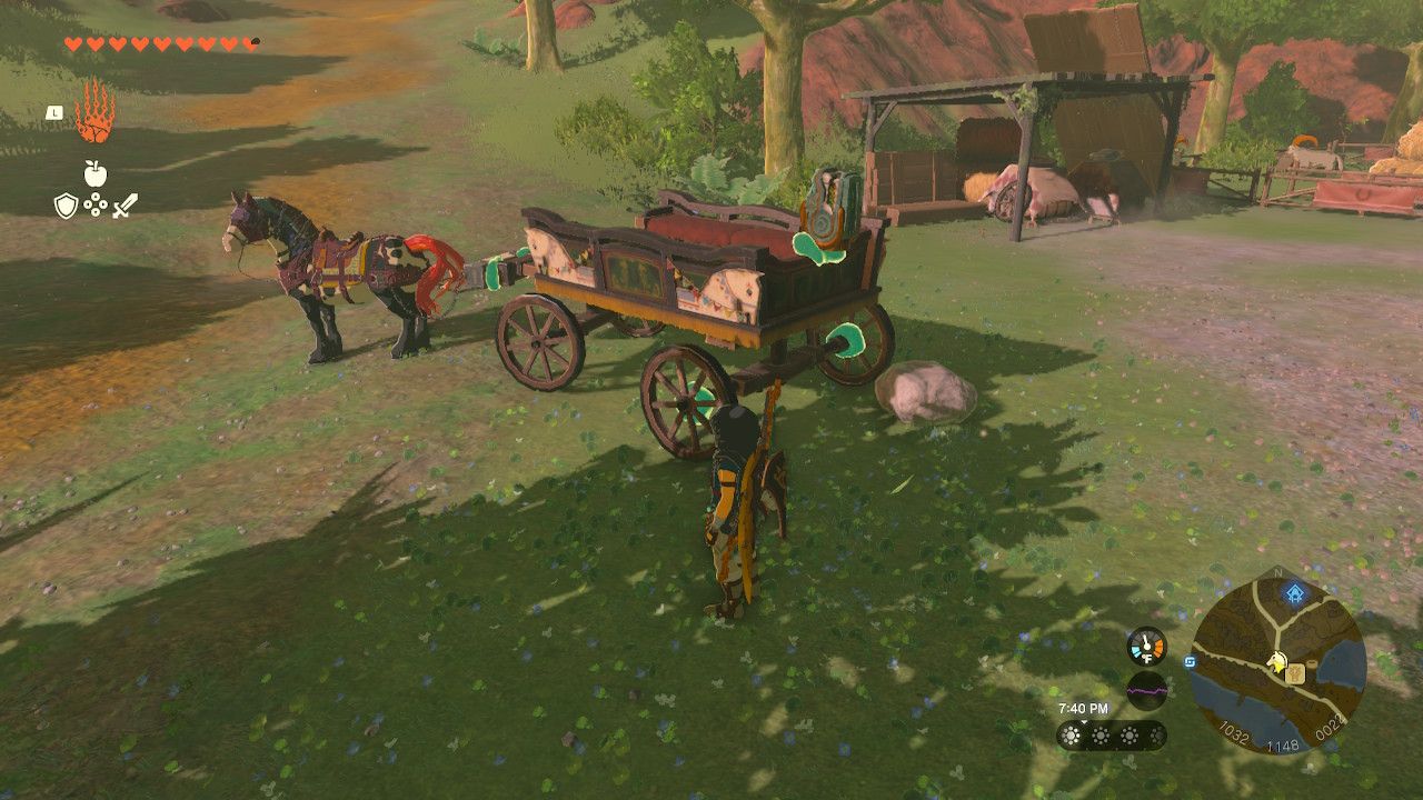 Zelda Tears of the Kingdom Serenade to a Great Fairy Walkthrough Woodland Stable Trotters Horse Wheels Build