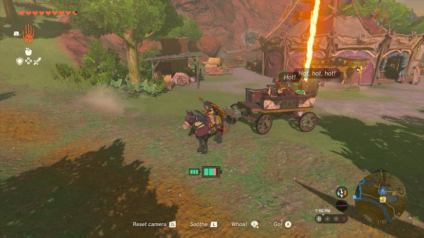 Zelda Tears of the Kingdom Serenade to a Great Fairy Walkthrough Woodland Stable Trotters Breezer Build Flame Emitter Yah Yah