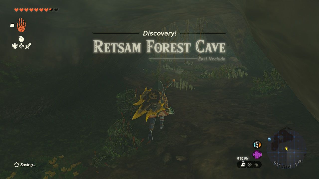 Zelda Tears of Kingdom Mayahisik Shrine Location Retsam Forest Cave Necluda Satori Mystery