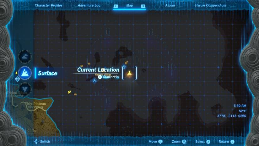 Zelda Tears of the Kingdom Hateno Village Research Lab Ancient Tech Lab Location Map Coordinates