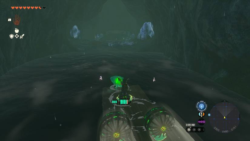 Zelda Tears of the Kingdom Joniu Shrine Location Ralis Channel Boat Ultrahand Fuse Green Crystal