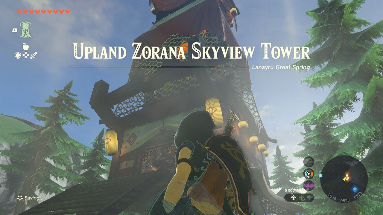 Zelda Tears of the Kingdom Jirutagumac Shrine Location Upland Zorana Skyview Tower