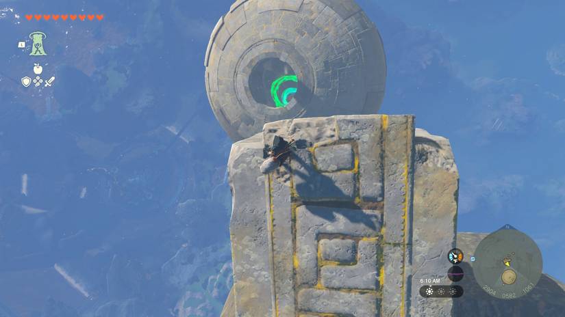 Zelda Tears of the Kingdom Jirutagumac Shrine Location Death Star sky Island