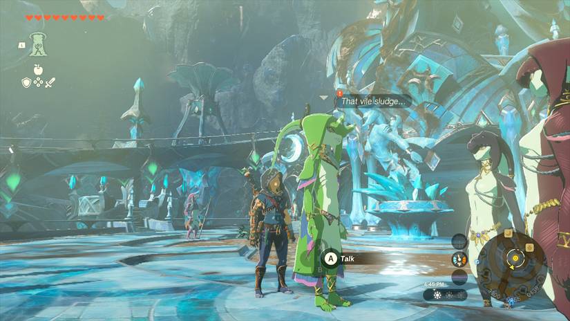 Zelda Tears of the Kingdom Sludge-Covered Statue Quest Walkthrough Yona Zoras Domain  Complete