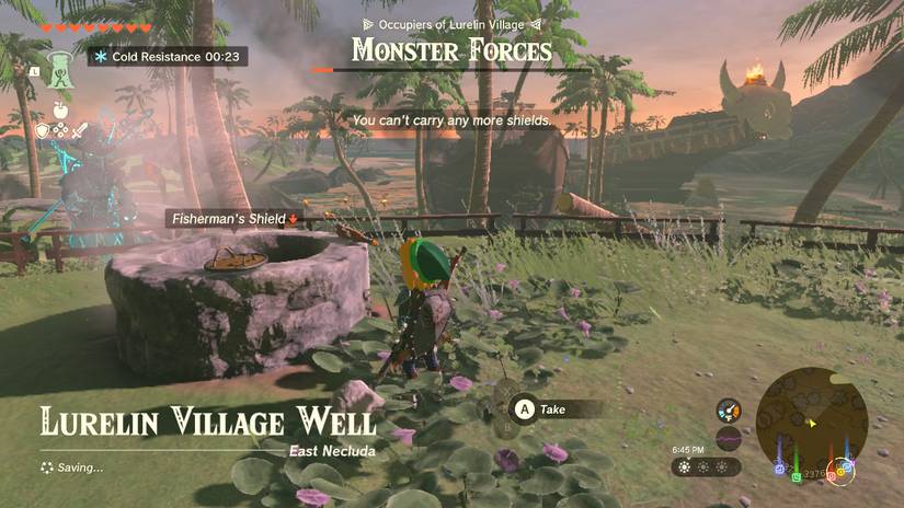 lurelin village well zelda totk