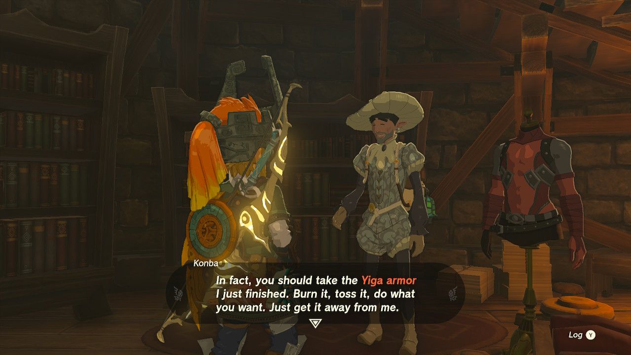 Zelda Tears of the Kingdom Akkala Ancient Tech lab Yiga Armor