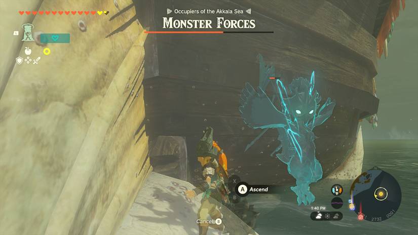 Zelda Tears of the Kingdom Gathering Pirates Quest Boat Entry Method Ascend