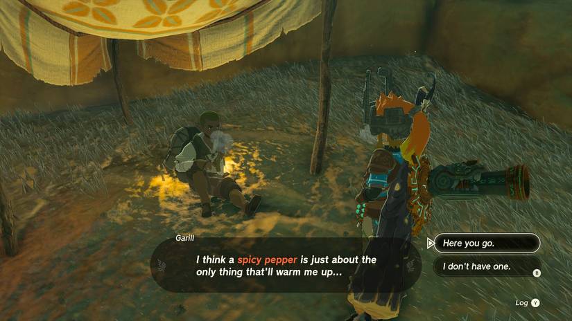 Zelda Tears of the Kingdom Disaster in Gerudo Canyon Quest Guide Locations Garill
