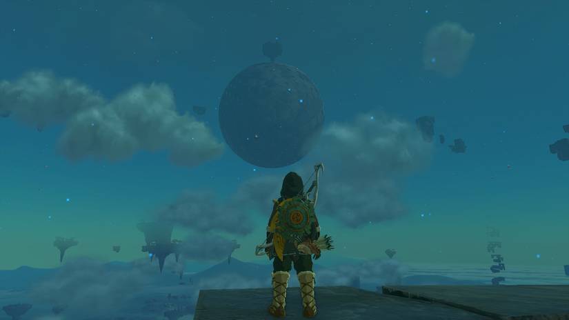 A view of Starview Island in Tears of the Kingdom