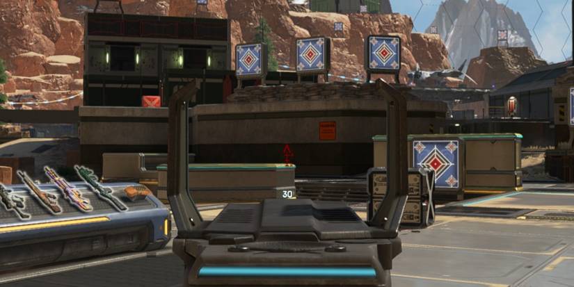 2X Bruiser Sight aiming at a wall in the training grounds