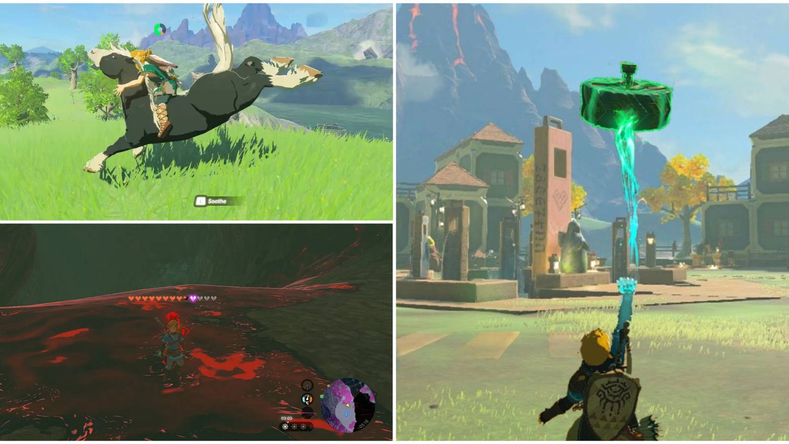 First Things to Do in Zelda TotK- Mount Horse Gloom Ultrahand