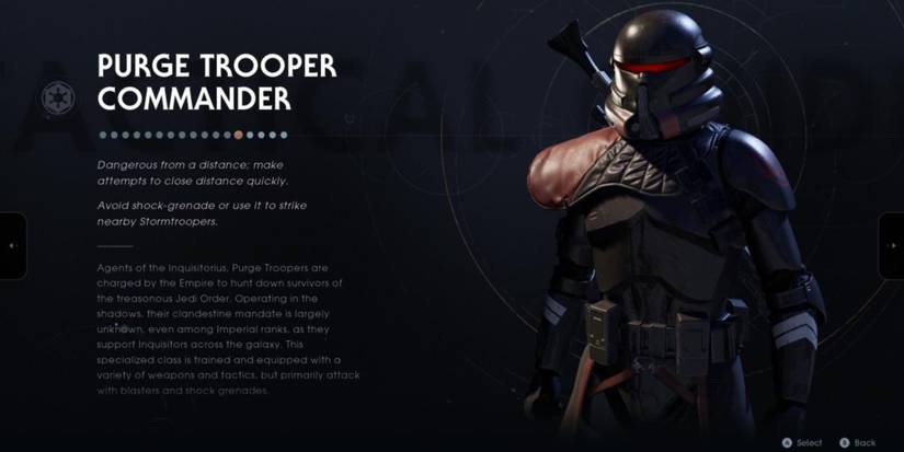 the purge trooper commander