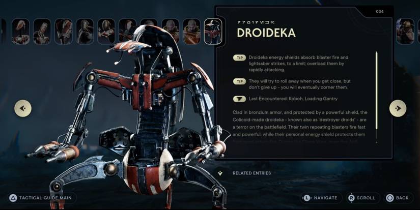 the droideka databank entry