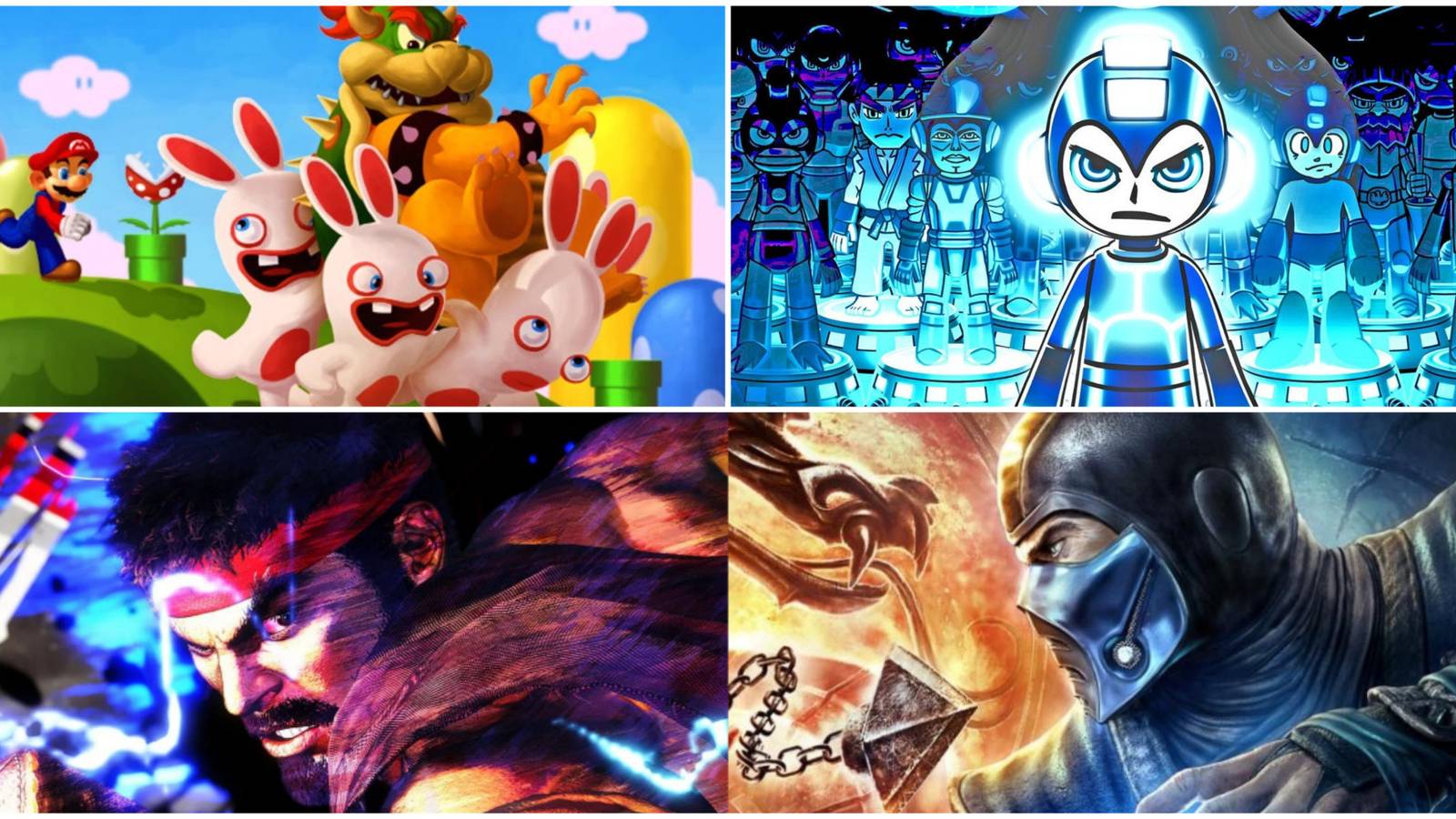 Crossovers That Almost Happened- Mario & Rabbids Mega Man Universe Street Fighter Vs Mortal Kombat