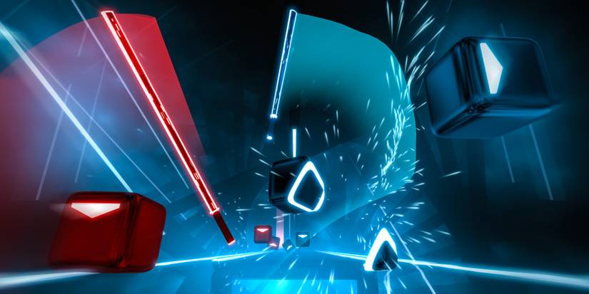 A dance in Beat Saber