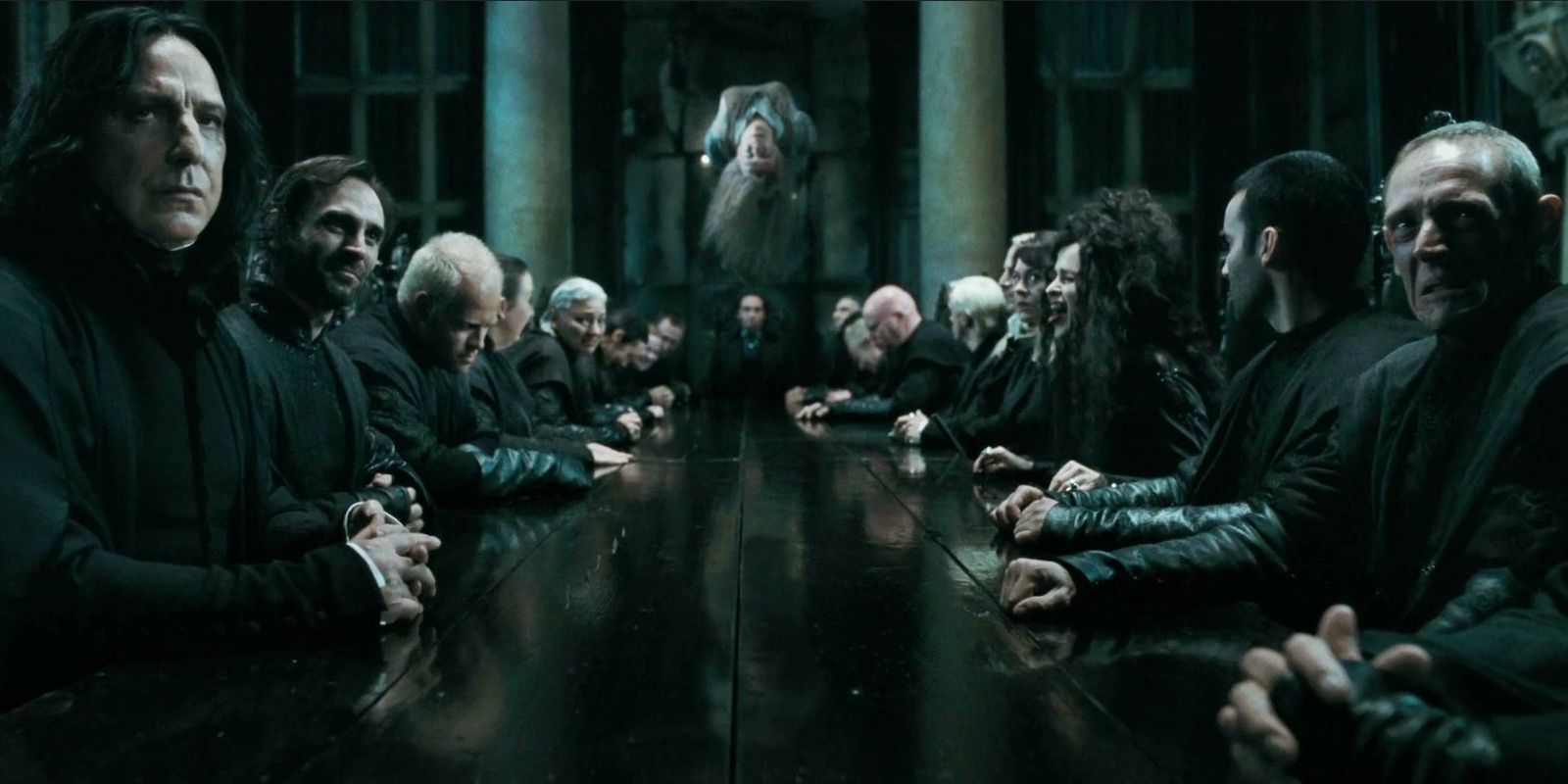 A group of Death Eaters in Harry Potter